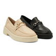 کفش کالج زنانه مدل Flat shoes-0080_black/creme