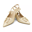 کفش مجلسی زنانه پاشنه دار 3 سانت مدل sandal valentino _ 400343