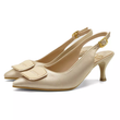 کفش مجلسی زنانه پاشنه دار 5 سانت مدل 400921 _ sandal valentino