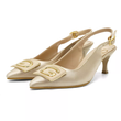 کفش مجلسی زنانه پاشنه دار 5 سانت مدل 400932 _ sandal valentino
