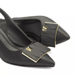 کفش مجلسی زنانه پاشنه دار 5 سانت  مدل 400933 _ sandal valentino