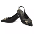 کفش مجلسی زنانه پاشنه دار 5 سانت مدل 400945 _ sandal valentino