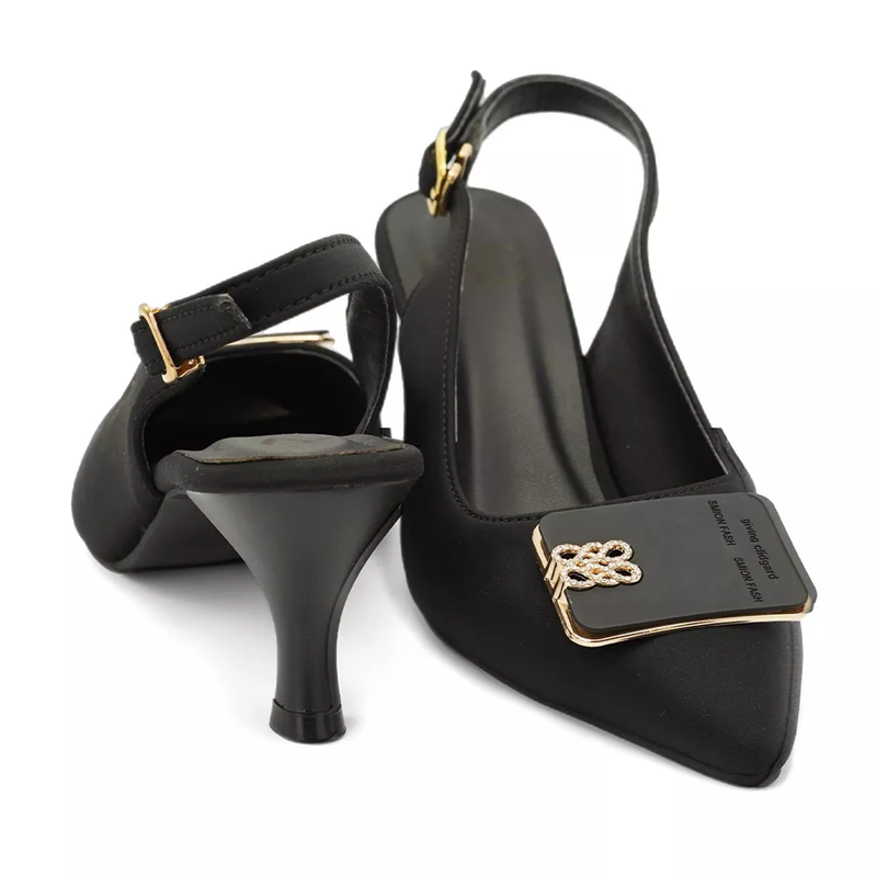 کفش مجلسی زنانه پاشنه دار 5 سانت مدل 400945 _ sandal valentino