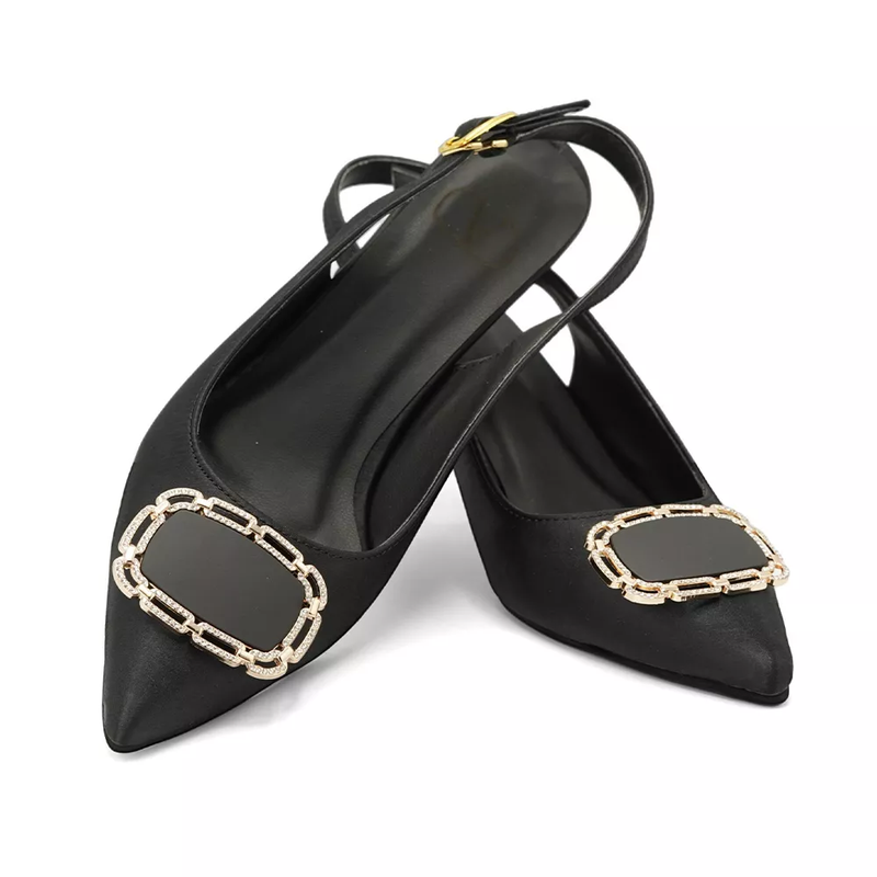 کفش مجلسی زنانه پاشنه دار 5 سانت مدل 400946 _ sandal valentino