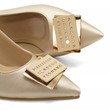 کفش مجلسی زنانه پاشنه دار 5 سانت  مدل 400922 _ sandal valentino