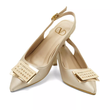 کفش مجلسی زنانه پاشنه دار 5 سانت  مدل 400922 _ sandal valentino