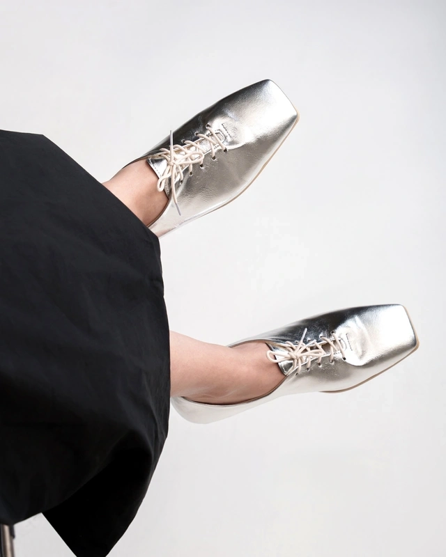کفش کالج زنانه مدل Stradivarius Flat shoes - FSi2404