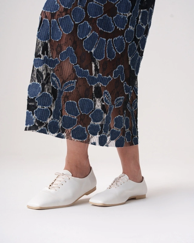 کفش کالج زنانه مدل Stradivarius Flat shoes - FSi2404