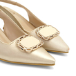 کفش مجلسی زنانه پاشنه دار 3 سانت  مدل 400346 _ sandal valentino