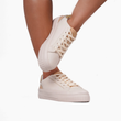 کفش کتانی دخترانه زارا مدل sneaker zara - 0071_Creamy