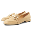 کفش کالج زنانه مدل Flat shoes - 0036_Creamy