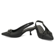 کفش مجلسی زنانه پاشنه دار 3 سانت مدل sandal valentino - 0095