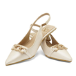 کفش مجلسی زنانه پاشنه دار 3 سانت مدل sandal valentino - 0095