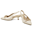 کفش مجلسی زنانه پاشنه دار 3 سانت مدل sandal valentino - 0095