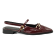 کفش کالج زنانه ورنی مدل Flat shoes - 0218 _ Black