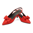 کفش مجلسی زنانه پاشنه دار 3 سانت  مدل sandal valentino _ 4003p