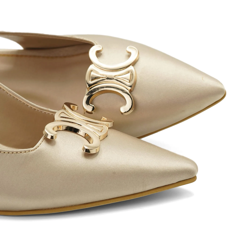 کفش مجلسی زنانه پاشنه دار 3 سانت مدل 400351 _ sandal valentino