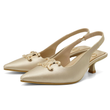 کفش مجلسی زنانه پاشنه دار 3 سانت مدل 400351 _ sandal valentino