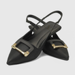 کفش مجلسی زنانه پاشنه دار 3 سانت زنانه مدل 400355 _ sandal valentino