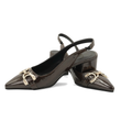 کفش مجلسی زنانه پاشنه دار 5 سانت مدل 402842 _ sandal valentino
