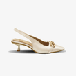 کفش مجلسی زنانه پاشنه دار 3 سانت مدل sandal valentino - 0095