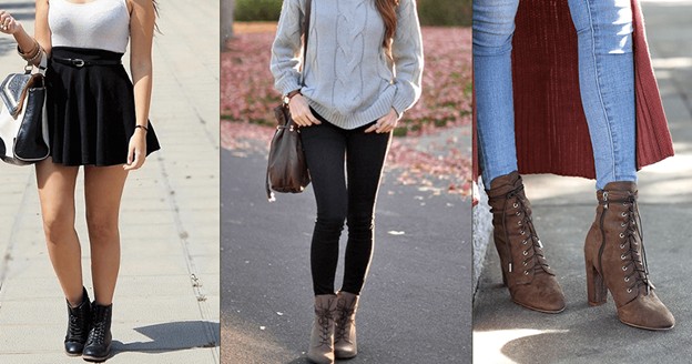 How to tie ankle boots