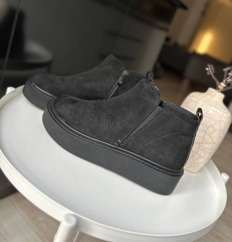 کفش نیم بوت زنانه مدل 00017 - Flat Ankle Boots