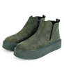 کفش نیم بوت زنانه مدل 00017 - Flat Ankle Boots