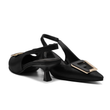 کفش مجلسی زنانه پاشنه دار 3 سانت مدل sandal valentino _ 400343