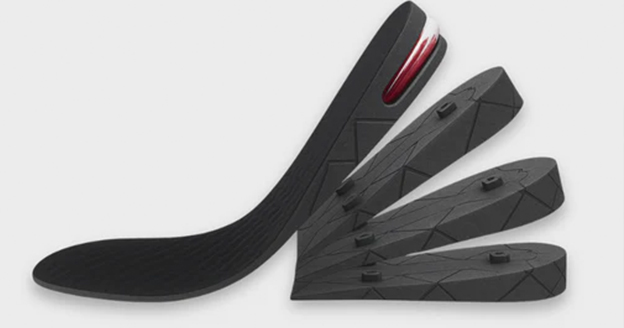 Using height-increasing insoles