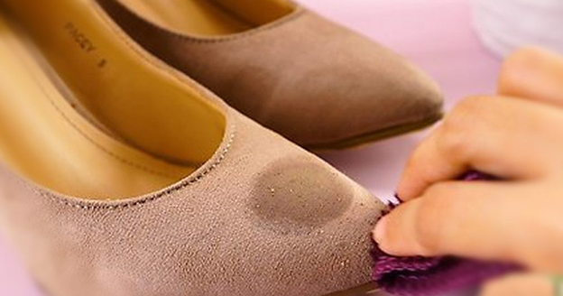 How to remove oil and grease stains from suede shoes
