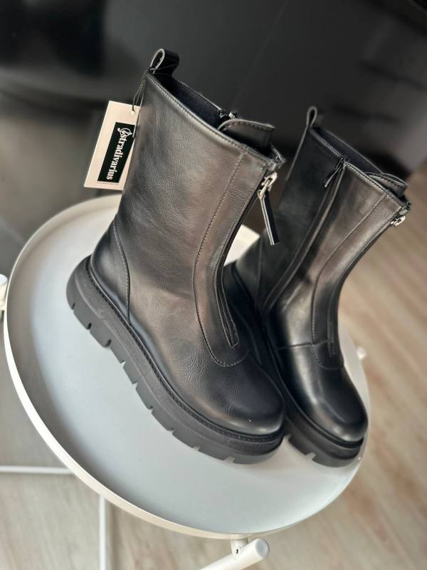 کفش بوت زنانه مدل 00009 -  Flat Ankle Boots