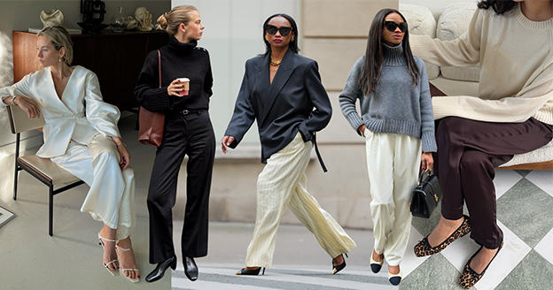 Women's-contrasting-color-shoes-and-pants