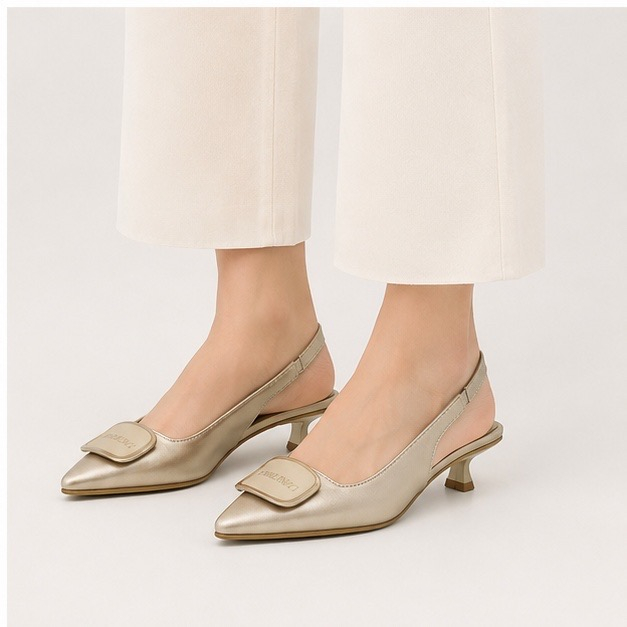 کفش مجلسی زنانه پاشنه دار 3 سانت مدل 400321 _ sandal valentino