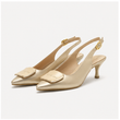 کفش مجلسی زنانه پاشنه دار 5 سانت مدل 400921 _ sandal valentino