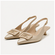 کفش مجلسی زنانه پاشنه دار 3 سانت مدل 400326_ sandal valentino