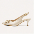 کفش مجلسی زنانه پاشنه دار 5 سانت مدل 400941 _ sandal valentino