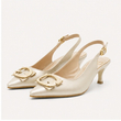 کفش مجلسی زنانه پاشنه دار 5 سانت مدل 400941 _ sandal valentino