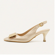 کفش مجلسی زنانه پاشنه دار 5 سانت  مدل 400922 _ sandal valentino