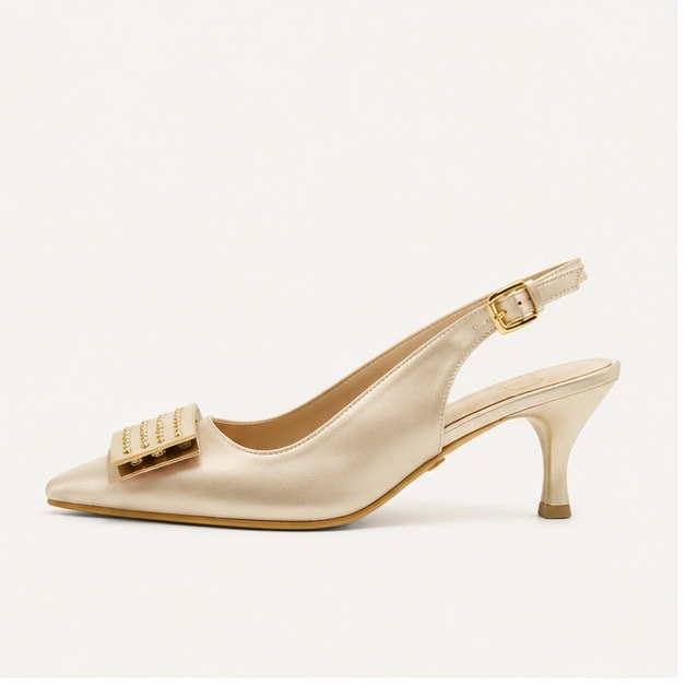 کفش مجلسی زنانه پاشنه دار 5 سانت  مدل 400922 _ sandal valentino