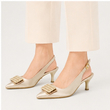کفش مجلسی زنانه پاشنه دار 5 سانت  مدل 400922 _ sandal valentino