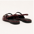 کفش کالج زنانه ورنی مدل Flat shoes - 0218 _ Black