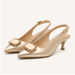 کفش مجلسی زنانه پاشنه دار 5 سانت مدل 400946 _ sandal valentino