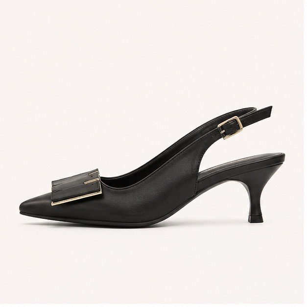 کفش مجلسی زنانه پاشنه دار 5 سانت  مدل 400933 _ sandal valentino