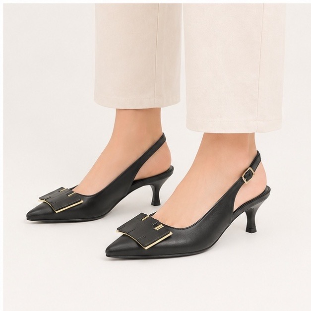 کفش مجلسی زنانه پاشنه دار 5 سانت  مدل 400933 _ sandal valentino
