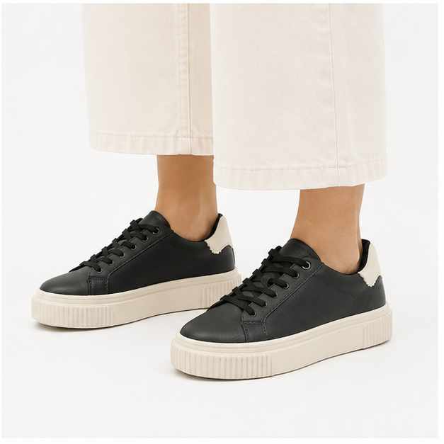 کفش کتانی دخترانه زارا مدل sneaker zara - 0071_Creamy