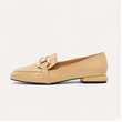کفش کالج زنانه مدل Flat shoes - 0036_Creamy