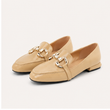 کفش کالج زنانه مدل Flat shoes - 0036_Creamy