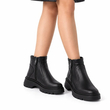 کفش نیم بوت زنانه زیپ دار والری مدل 0136_Boots