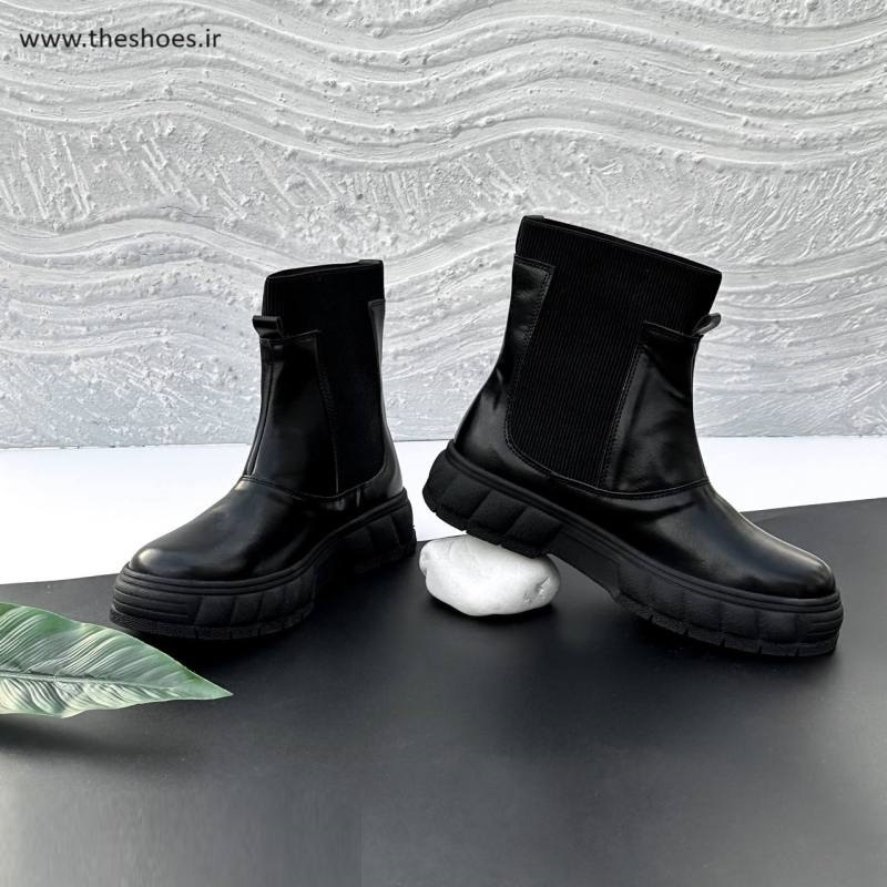 کفش نیم بوت زنانه مدل Flat Ankle Boots - BTCr46